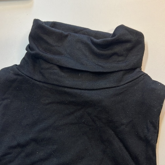 RE ONA WOMEN'S TURLENECK SLEEVELESS BODYSUIT BLACK - Picture 5 of 7